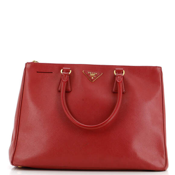 Prada Double Zip Lux Tote Saffiano #176947P81B - Picture 1 of 9